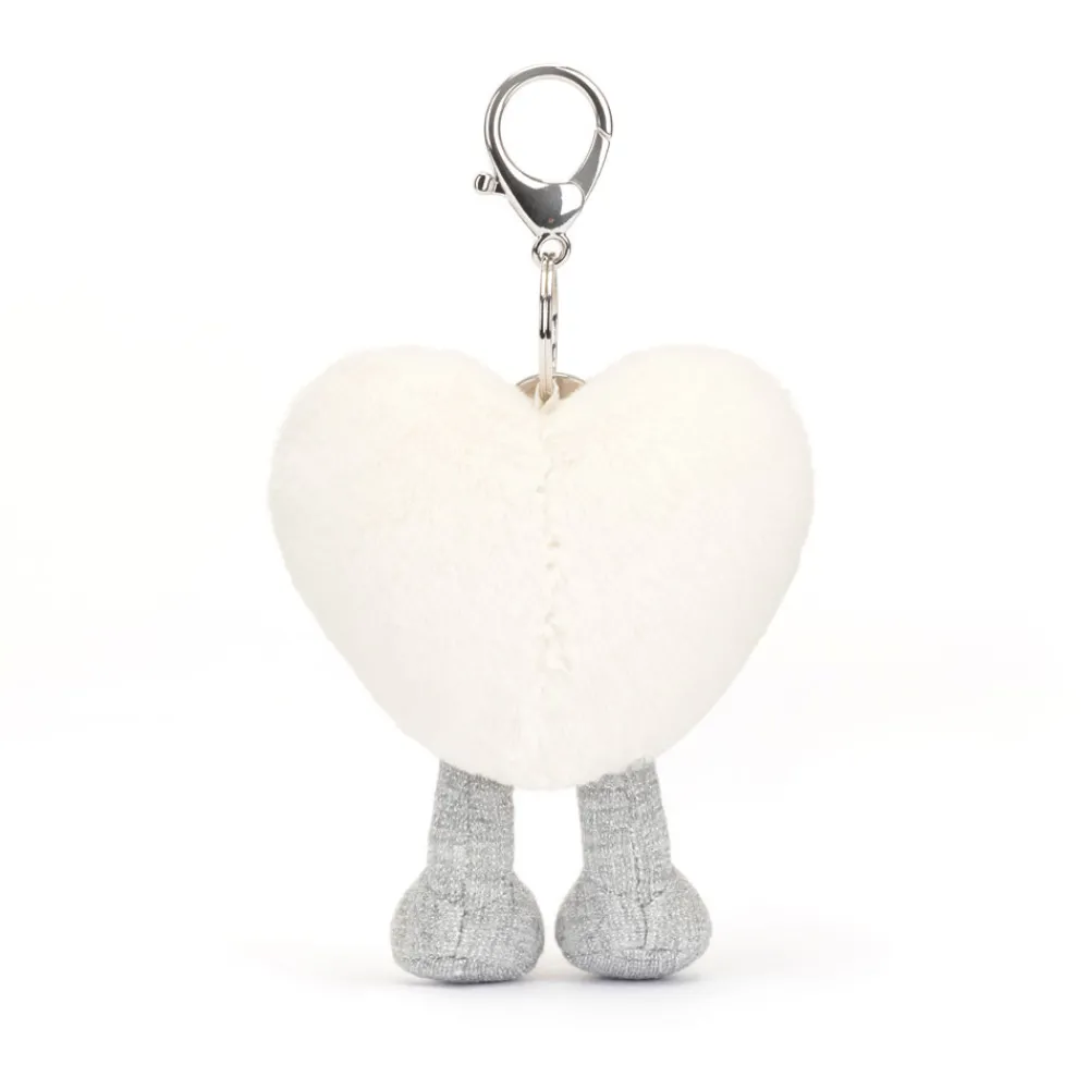 Jellycat Amuseables Cream Heart Bag Charm