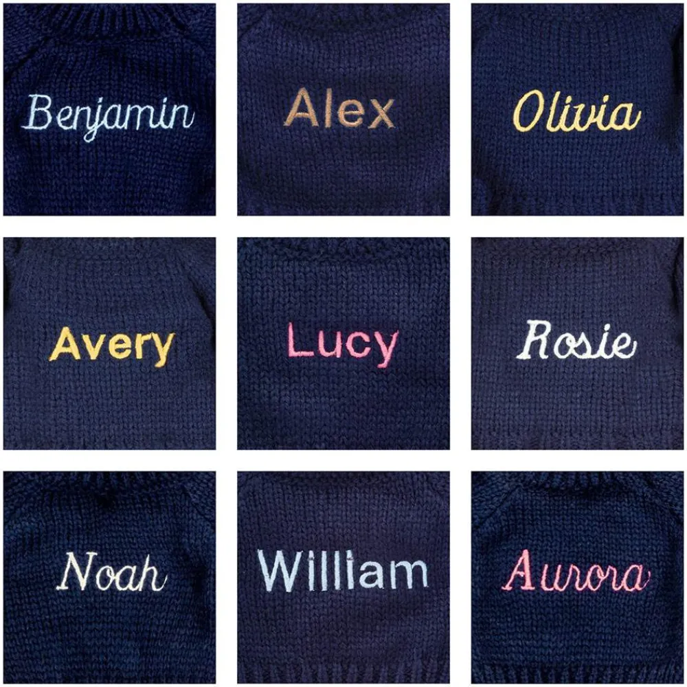 Jellycat Bashful Luxe Bunny Willow with Personalised Navy Jumper