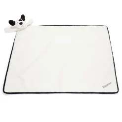 Jellycat Personalised Bashful Black & Cream Puppy Blankie