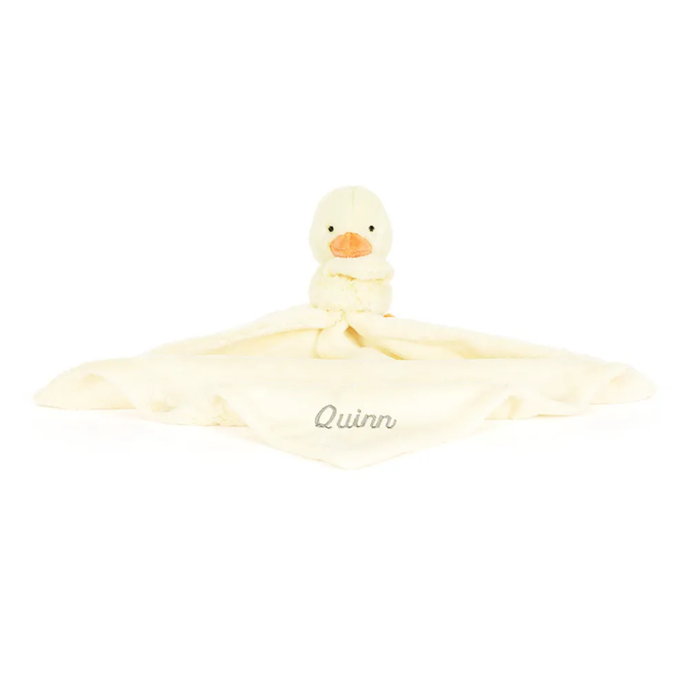 Jellycat Personalised Bashful Duckling Soother
